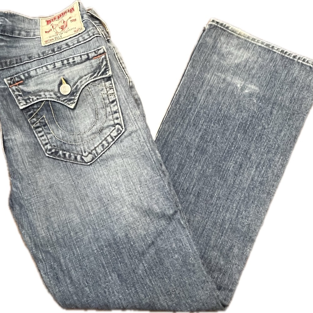 True Religion Joey Twisted Flare Leg jeans-pre-owned